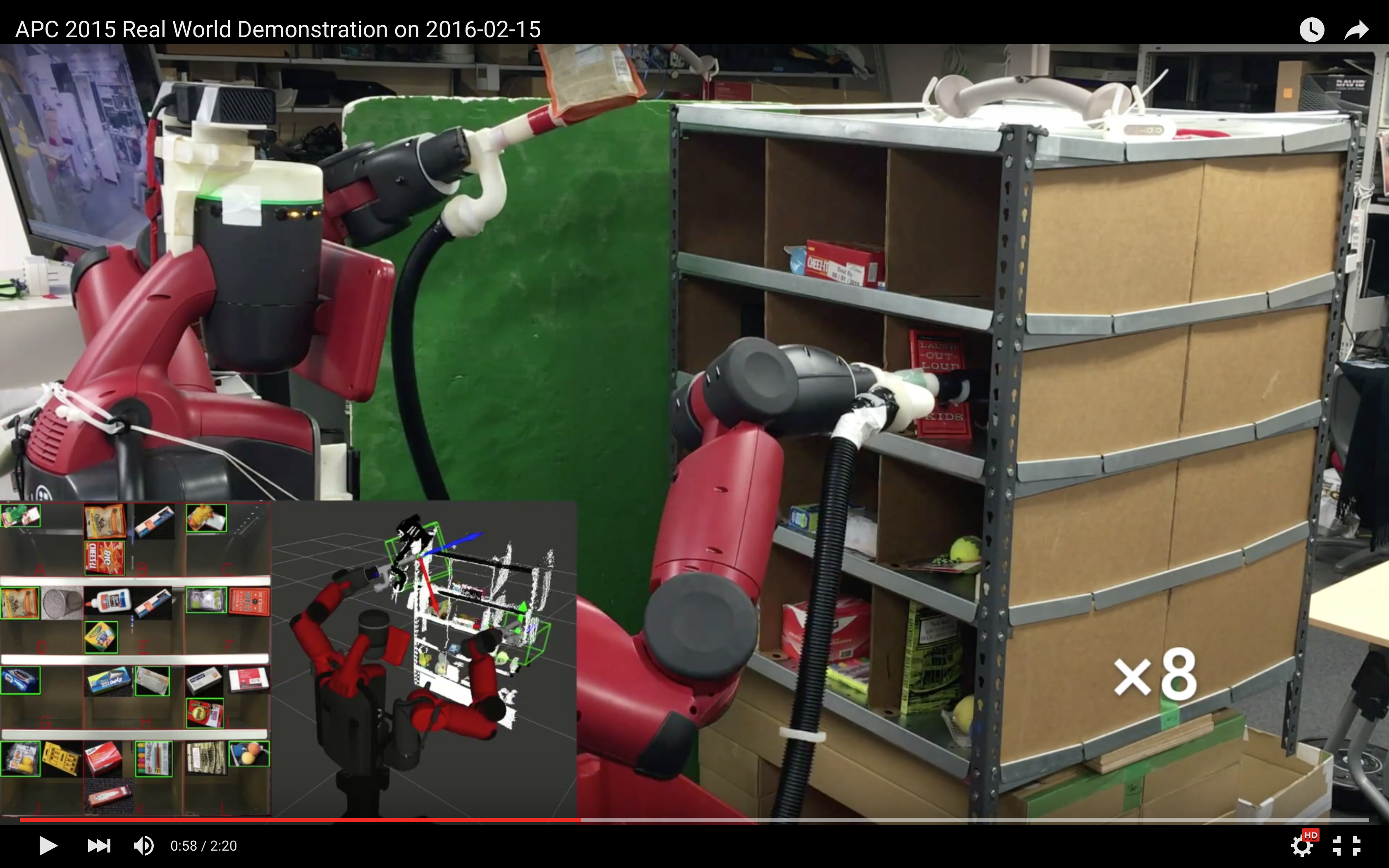 Amazon Picking Challenge 2015 Real World Demonstration